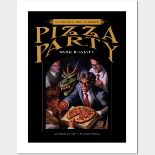 Dark Reality - work - Pizza Party Posters and Art